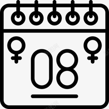 妇女节妇女节女权主义26直系图标图标