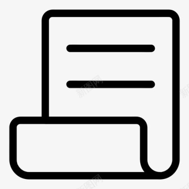 收据发票帐单单据图标图标