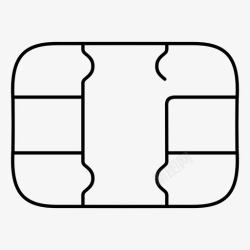 支付保护emv芯片银行卡银行安全图标高清图片