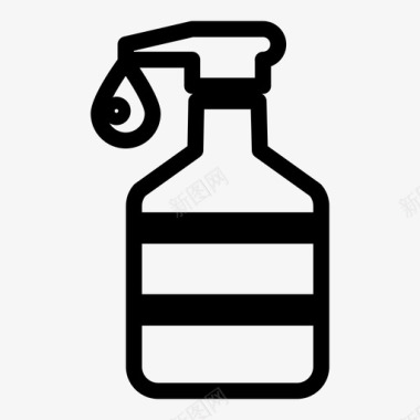 家电清洗雾化器清洁房间图标图标