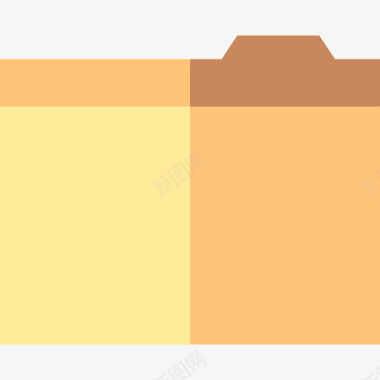 公司信纸文件夹信纸73扁平图标图标
