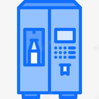 牛奶零食3蓝色图标图标