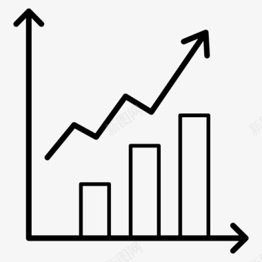 条形素材图表分析条形图图标图标