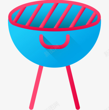 烧烤69春季彩色图标图标