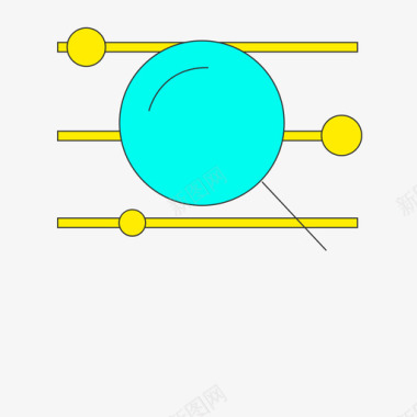 精美白色图标进度查询图标