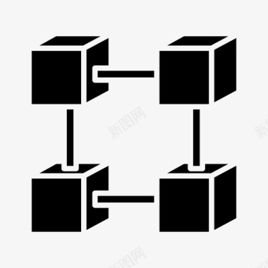 区块链区块链计算机设备图标图标