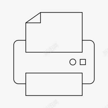 日记纸张打印机设备办公室图标图标