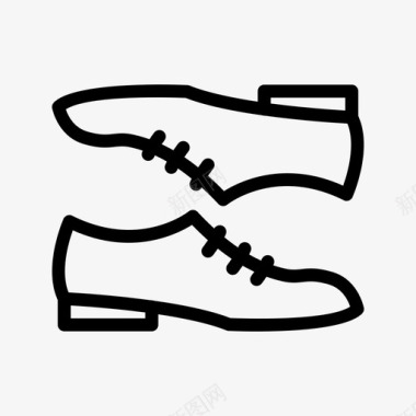 一双鞋靴子衣服图标图标