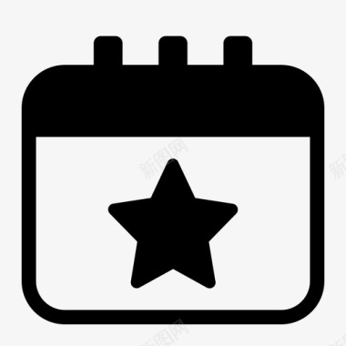 日期新鲜收藏夹议程日历日期图标图标