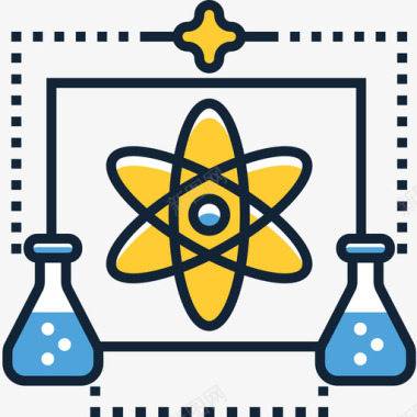 生物生物工程科学103线性颜色图标图标