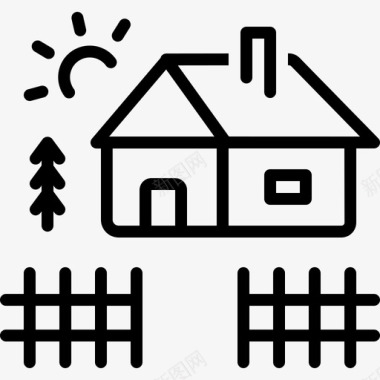 院子小屋伯爵图标图标