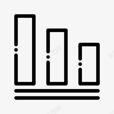 柱状线性柱状图15图标图标