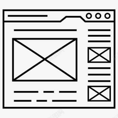 网站邮件ui网页消息商业邮件通信图标图标