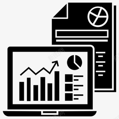 icon明星案例在线图形报告会计报告效率报告图标图标