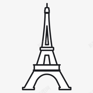 铁塔巴黎铁塔图标