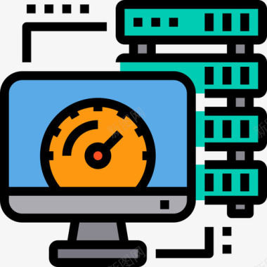 网页优化速度网页和优化4线性颜色图标图标