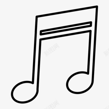 音符音乐乐谱图标图标