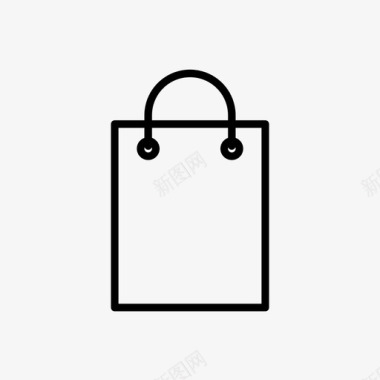 购物袋包装纸袋图标图标