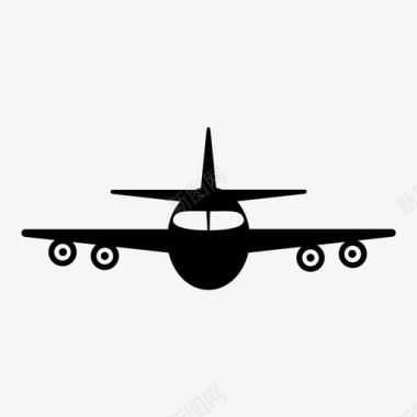飞机空中客车飞行图标图标