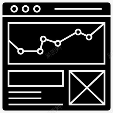 货架框在线统计报告数据分析搜索引擎优化图标图标