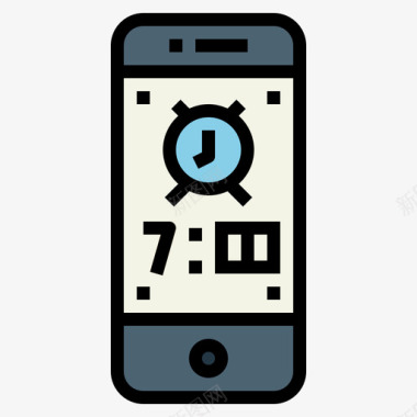 手机优惠卷智能手机手表14线性颜色图标图标