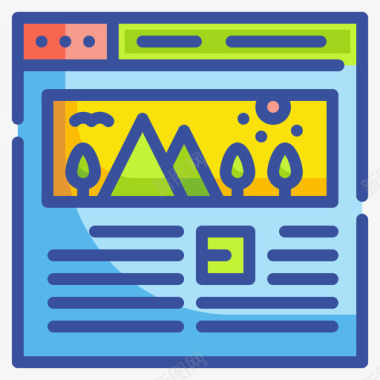 火焰数字3博客数字内容3线性颜色图标图标