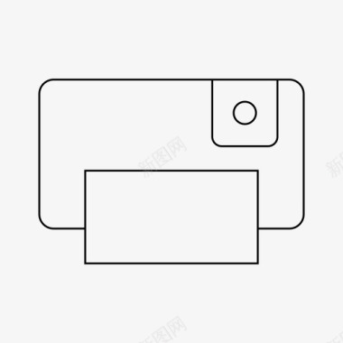 日记纸张打印机设备办公室图标图标