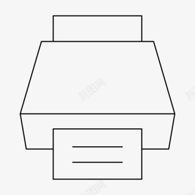 请帖打印打印机设备文档图标图标