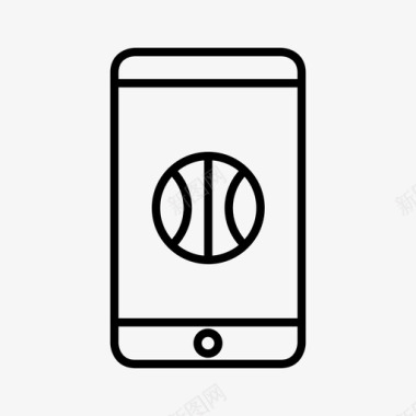 手机运动智能手机篮球游戏图标图标