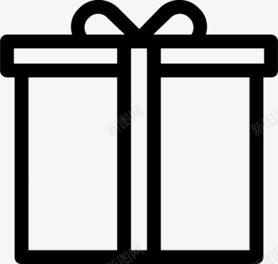 直播间礼物矢量礼物生日礼盒图标图标