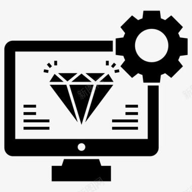 钻石字母高级网站设置最佳网站网站配置图标图标