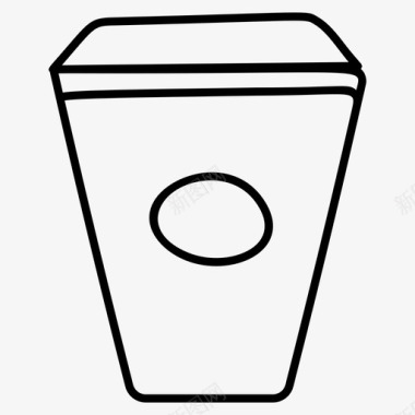 咖啡豆蔻茶一次性饮料图标图标
