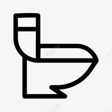 厕所背景家图标图标