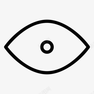 眼睛视线眼神图标图标