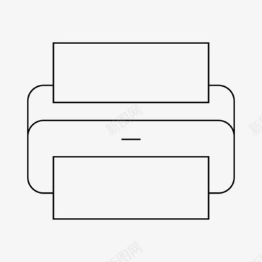 日记纸张打印机设备办公室图标图标