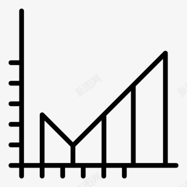 图表线条图统计图标图标