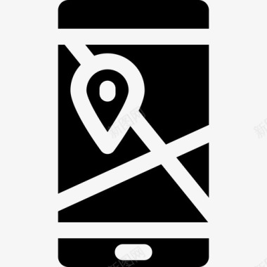 公共交通标识位置公共交通5已填充图标图标