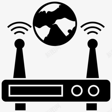 九九热点wifi路由器热点wifi调制解调器图标图标