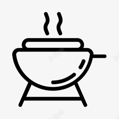香酥鸡排烧烤肉牛排图标图标