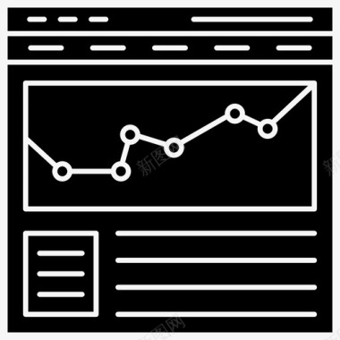 窗口商业分析市场搜索社交网络图标图标