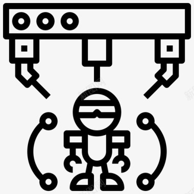 机器人电子机械图标图标