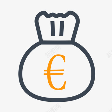 火焰欧元图标欧元图标