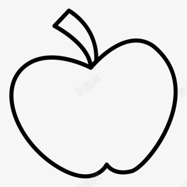 学生苹果班级水果图标图标