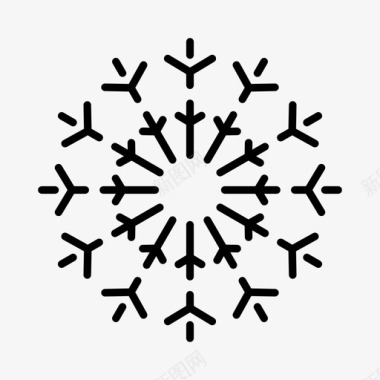 圣诞节图片素材雪花北极圣诞节图标图标