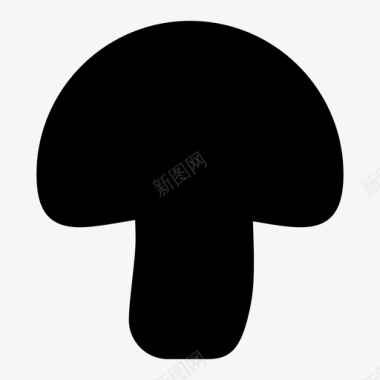 蘑菇披萨波尔图贝罗图标图标