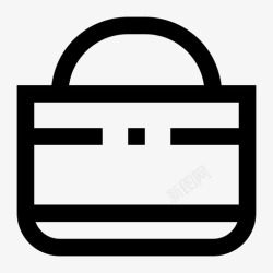 手提包网站设计手提包应用程序图标高清图片