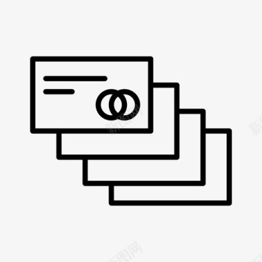 信用卡机信用卡借记卡金融图标图标