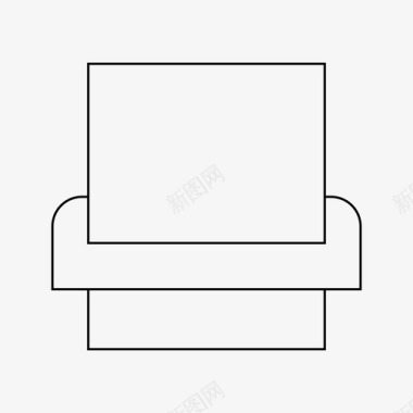 日记纸张打印机设备办公室图标图标