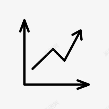 信息创意图表折线图分析数据图标图标