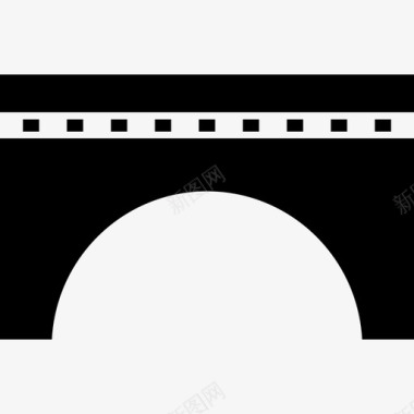 桥梁背景桥建筑艺术图标图标
